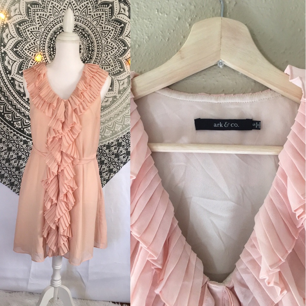 ark & co ruffle dress